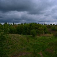 Шахты. Грозовые тучи над Каменной балкой. :: Пётр Чернега