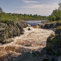 Водопад Воицкий падун на реке Нижний Выг, Карелия :: Игорь Иванов