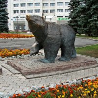 «Легенда о пермском медведе» — скульптура в Перми. :: ANNA POPOVA