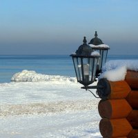 Фонари в снежном безмолвии :: Сергей Карачин