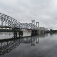 Финляндский железнодорожный разводной мост через Неву :: Елена Павлова (Смолова)