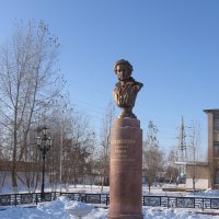 Оренбург. Памятник А.С. Пушкину в Бердах. :: Наташа *****