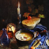 Осенний суп для красивой ведьмы. :: Елена Прихожай