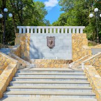 Железноводск. Городской парк. Центральная аллея. Каскадная лестница фонтан-водопад :: Николай Николенко