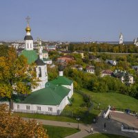 Осенний Владимир.Спасская и Никольская церкви :: Сергей Цветков