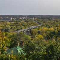 Осенний Владимир.Мост через Клязьму :: Сергей Цветков