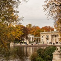 Варшава.Золотая осень в парке "Лазенки" :: Надежда Лаптева