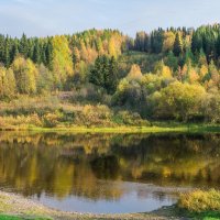 Осень на реке Ухта... Республика Коми. :: Николай Зиновьев