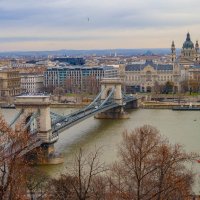 Будапешт, Дунай, Цепной мост :: Дмитрий Лупандин