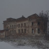 В снегопад. :: Михаил Полыгалов