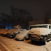 Первый снег в Москве :: Андрей Лукьянов