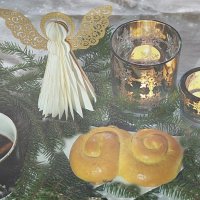 13 декабря День святой Люсии Santa Lucia и булочки Lussekatt в Швеции :: wea *