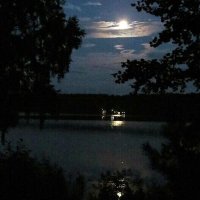 Ночь у озера :: Вера Щукина