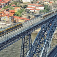 Понти-ди-Дон-Луиш I-знаменитый мост в Порту. :: Elena Ророva