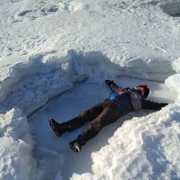 В ледяном плену Катуни :: Татьяна Лютаева