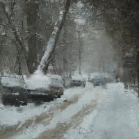 снег во дворах :: Николай Семёнов