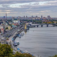 Киев - вид на Днепр и Подол.. :: igor G.