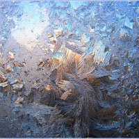 Рисует узоры мороз на оконном стекле. :: Татьяна Беляева