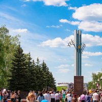 Мемориальный комплекс «Журавли» в парке Победы на Соколовой горе г. Саратова — памятник саратовцам, :: Андрей Селиванов