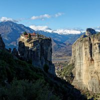 Наскальный монастырь, скалы Метеоры, Греция :: Евгений Васин