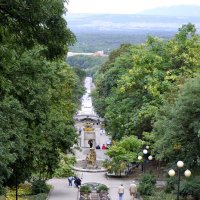 Каскадная лестница курортного парка г. Железноводска :: Александр 