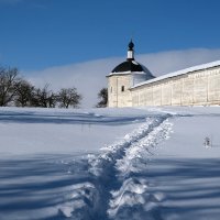 Зима. Южная башня Свенского монастыря :: Евгений 