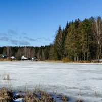 Весенний деревенский пейзаж (из поездок по области). :: Милешкин Владимир Алексеевич 