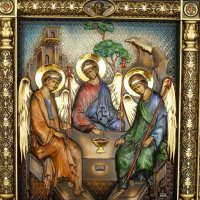 Икона Святой Троицы :: Лидия Бусурина