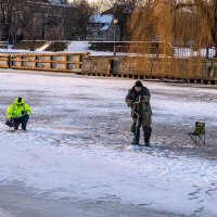 Зимняя рыбалка на Данге :: Леонид Соболев
