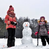 Последний снеговик на Масленицу ! :) :: Анатолий Колосов