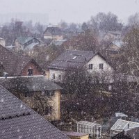 Апрельский снегопад :: Петр Беляков