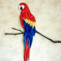Попугай Ара на ветке :: genar-58 '