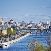 Вид на Москву со смотровой площадки РАН :: Надежда Лаптева