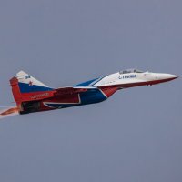 Аэродром Кубинка - Одиночный пилотаж "Стрижи" :: Roman Galkov