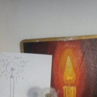 Магический огонь  свечи-одуванчика вдохновляет поэтов и философов... :: Alex Aro Aro Алексей Арошенко