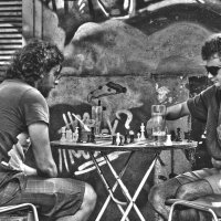 Шахматы на бульваре :: alex chernin