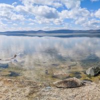 Начало Мая на озере Тургояк. (панорама) :: Алексей Трухин
