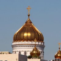 Золотые купола Кафедрального соборного храма Христа Спасителя :: Надежд@ Шавенкова