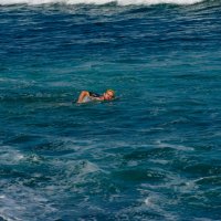 Случайное фото - Заплыв в Тихом океане :: Алексей 