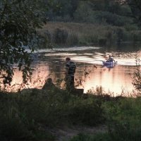 вечерняя заря на озере :: sv.kaschuk 