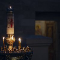 Свечи в Новом Иерусалиме в Истре :: Сергей Деев