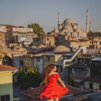 Рассвет на крыше Стамбула :: Ирина Лепнёва