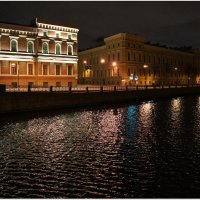 Огни ночного города.Петербург. :: Лариса С.