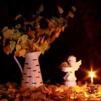 Натюрморт с осенними листьями :: Нэля Лысенко