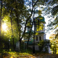 Осенним утром у Ильинской церкви в Чернигове :: Александр Крупский