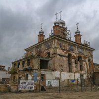Восстановление Крестовоздвиженского храма в Шуе :: Сергей Цветков