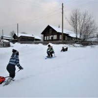 Красота зимы на Русском Севере. :: ЛЮДМИЛА 