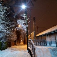 Чудесный зимний вечер. :: Павел Михалёв
