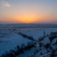 Рассвет на реке Корень. :: ALEXANDR L