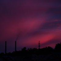 Малиновые облака :: Александр Россихин
